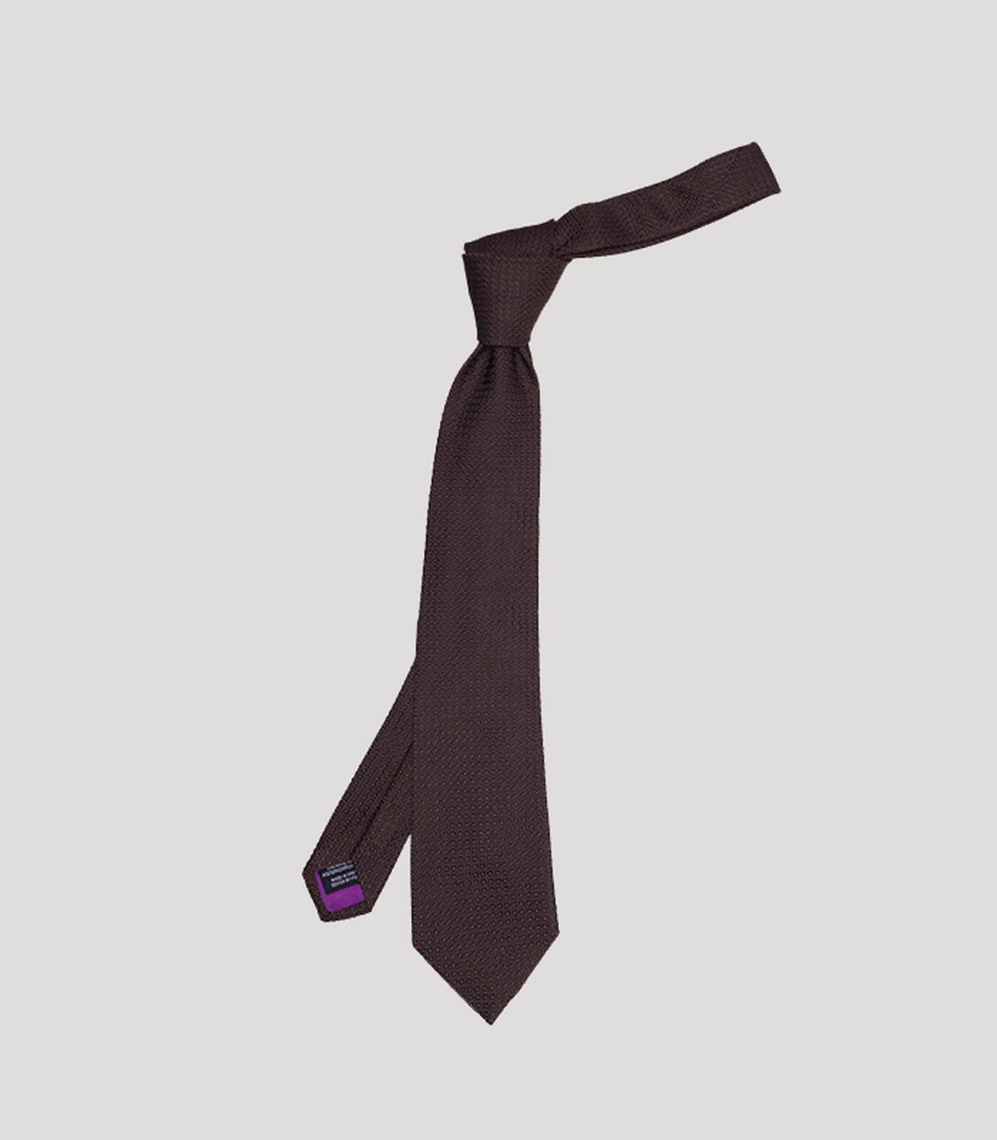 Grenadine Brown Tie