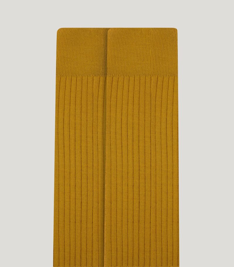 Yellow Knee-High Socks