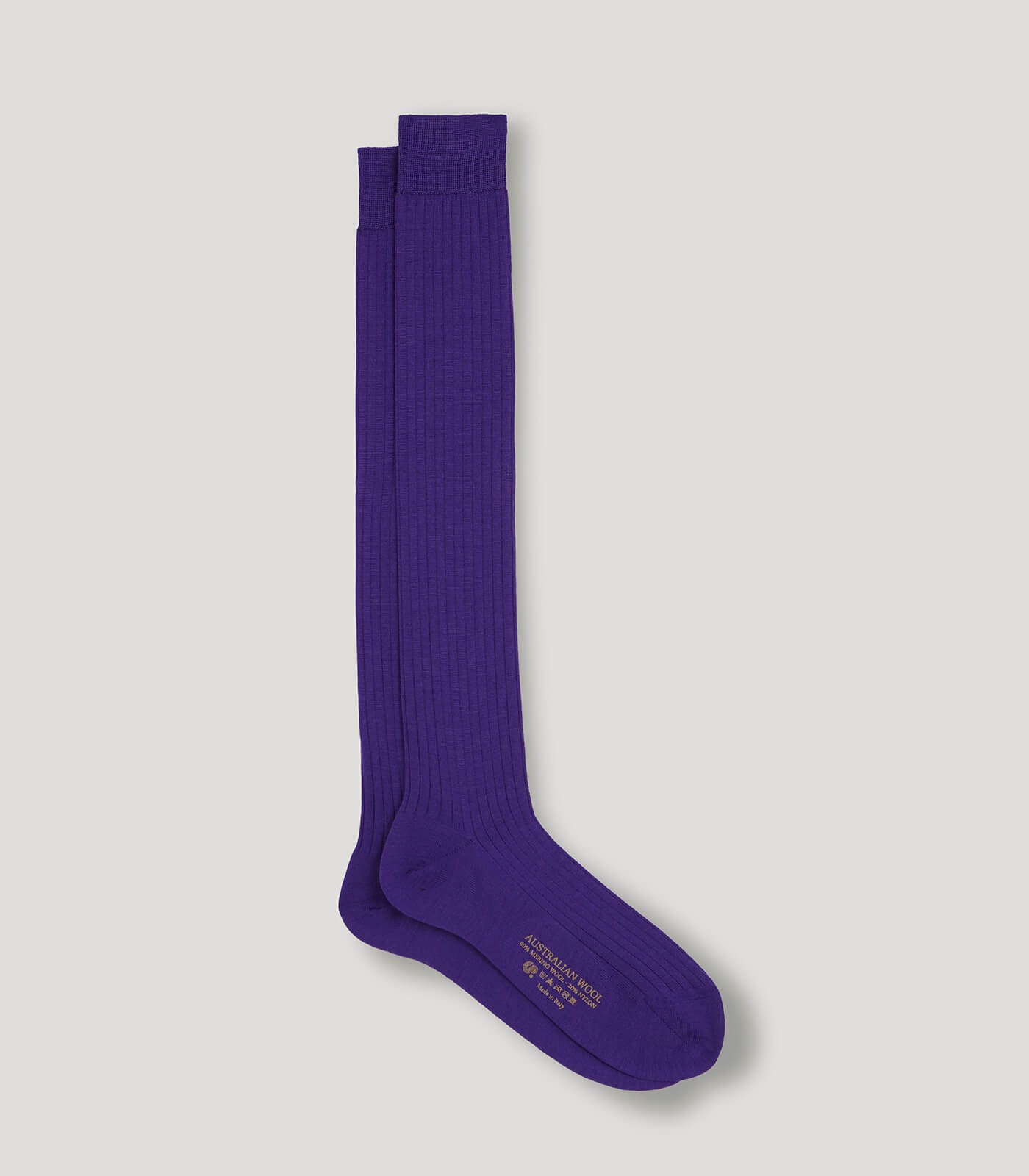 Purple Knee-High Socks