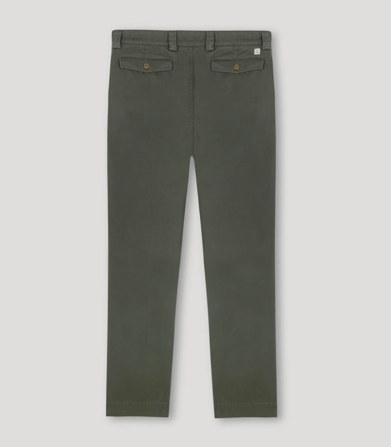 Green Cotton Army Trousers SS22