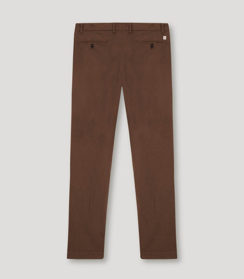 Tobacco Cotton-Linen Tomi Trousers SS22