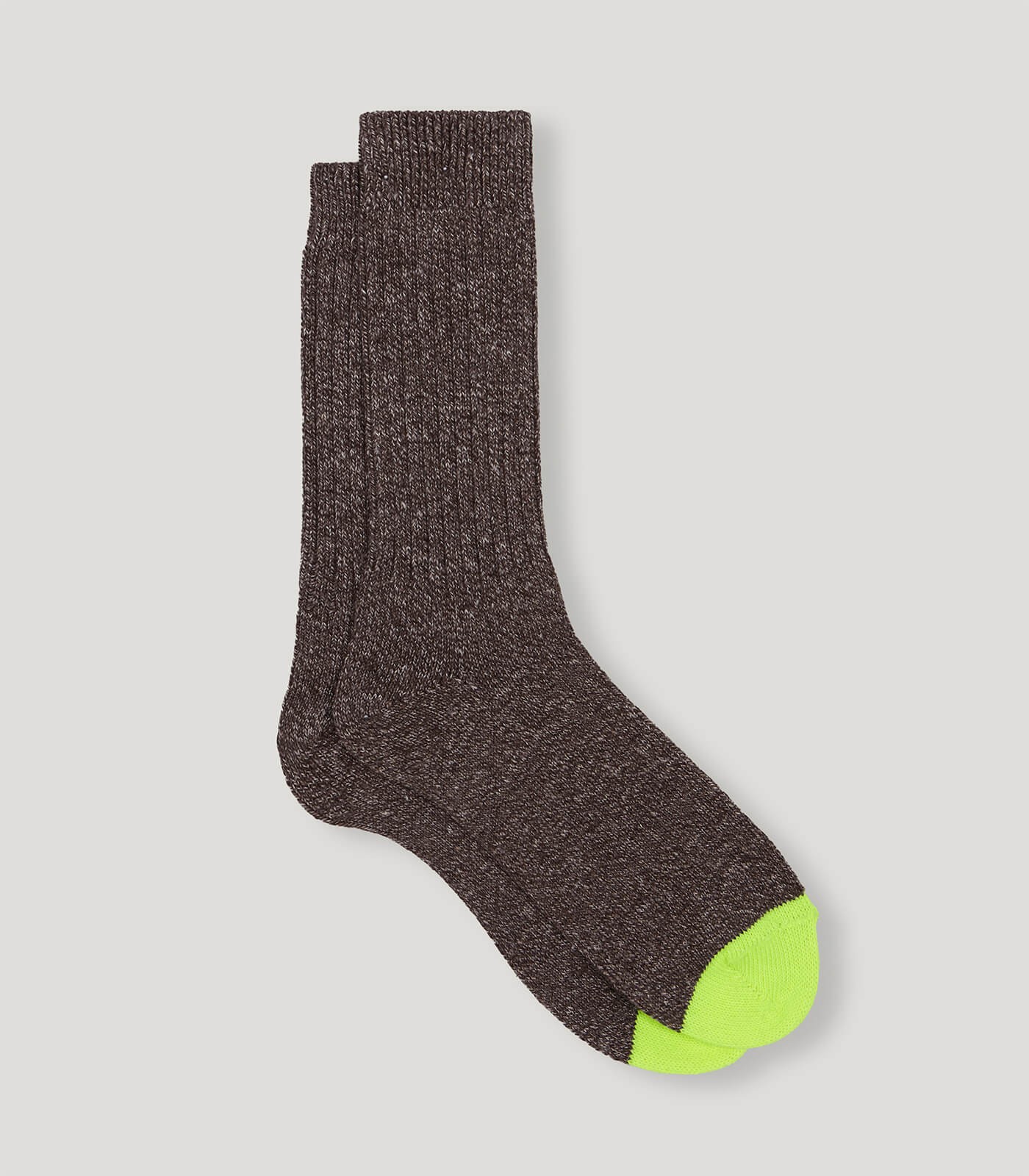 Brown Melange Socks
