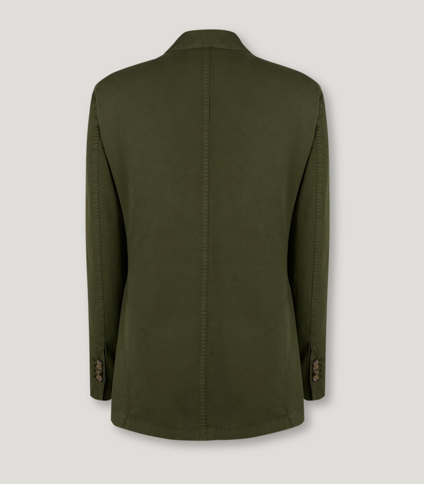 Green Cotton-Linen Kennedy Jacket