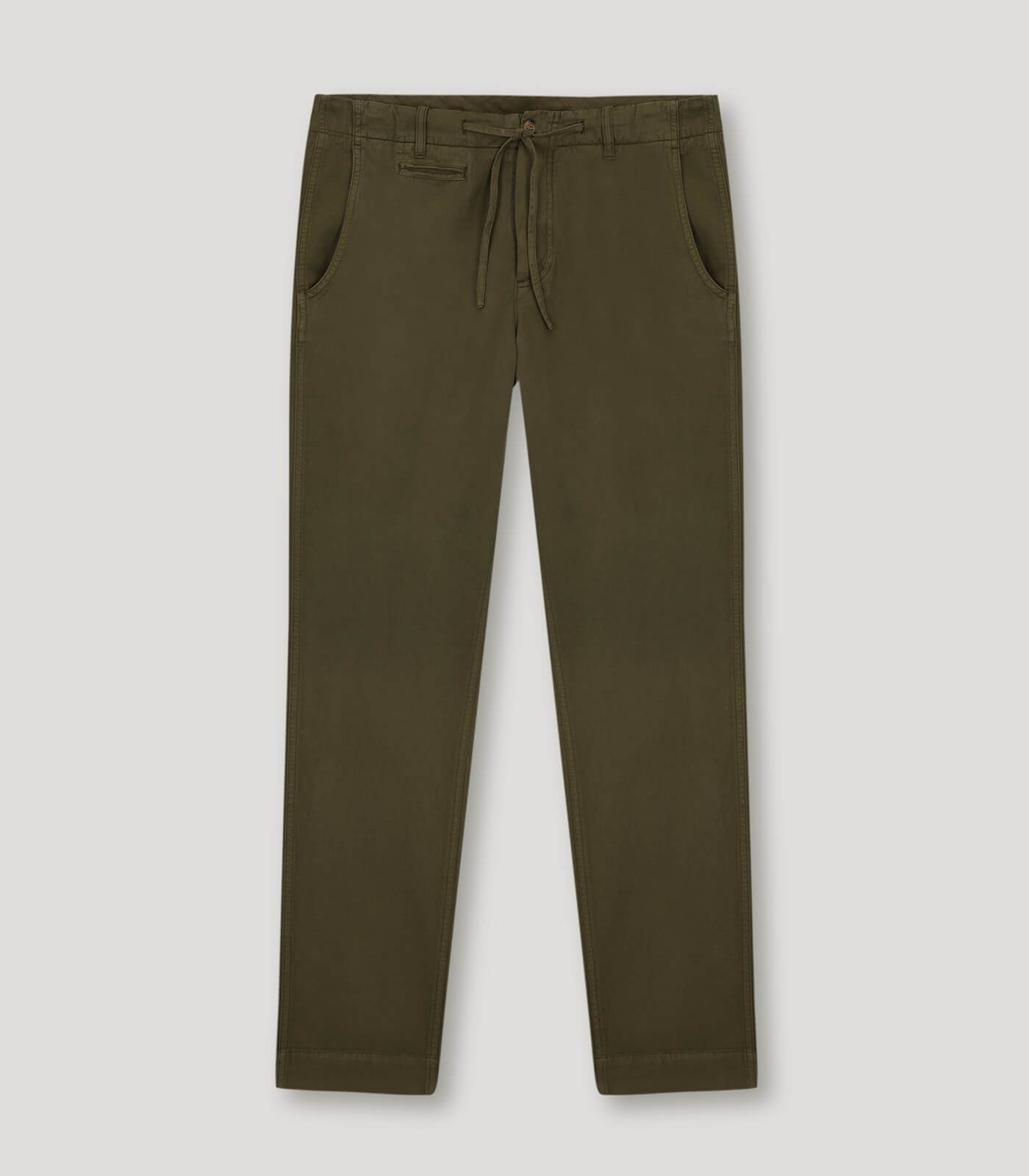 Tomi Trousers verdes de algodón-lino SS22